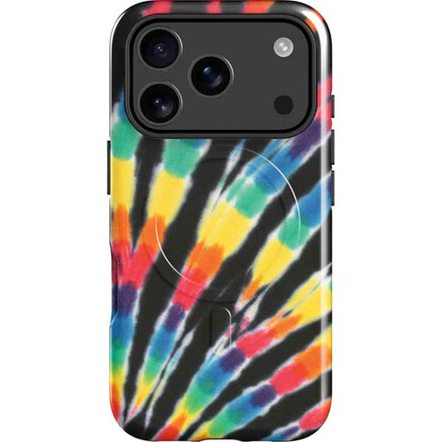 Liquid Blue Tie Dye - Rainbow iPhone 17 Pro Max Magsafe Impact Case