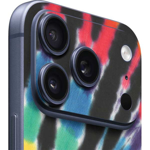 Liquid Blue Tie Dye - Rainbow iPhone 17 Pro Skin