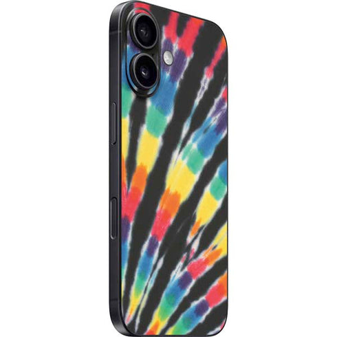 Liquid Blue Tie Dye - Rainbow iPhone 17 Skin