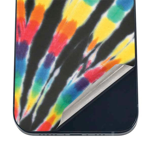 Liquid Blue Tie Dye - Rainbow iPhone 17 Skin