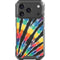 Liquid Blue Tie Dye - Rainbow iPhone 18 Pro Clear Case
