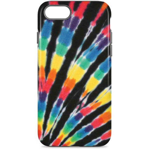 Liquid Blue Tie Dye - Rainbow iPhone Cases