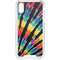 Liquid Blue Tie Dye - Rainbow iPhone XS Clear Case