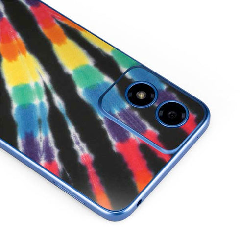 Liquid Blue Tie Dye - Rainbow Moto G Play 4G (2024) Skin