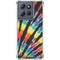 Liquid Blue Tie Dye - Rainbow Moto G Play 5G (2025) Clear Case
