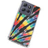 Liquid Blue Tie Dye - Rainbow Moto G Power 5G (2025) Clear Case