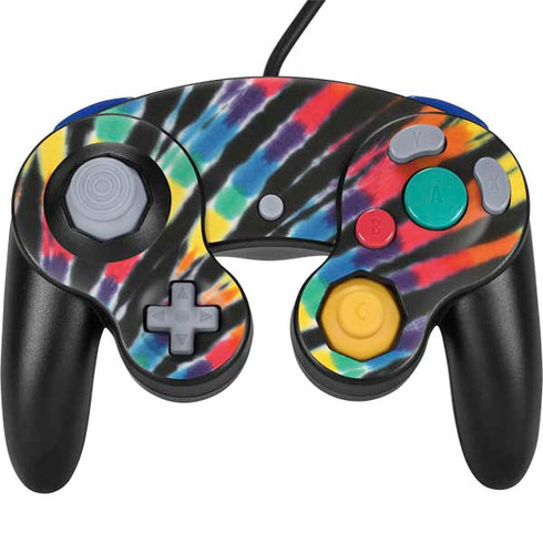 Liquid Blue Tie Dye - Rainbow Nintendo Skins
