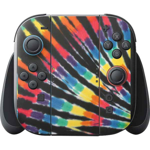 Liquid Blue Tie Dye - Rainbow Nintendo Switch 2 (2025) with Joy-Con Skin