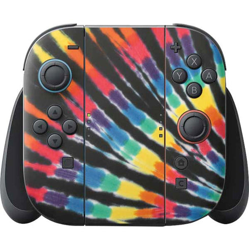 Liquid Blue Tie Dye - Rainbow Nintendo Switch 2 (2025) Joy-Con Controller Skin