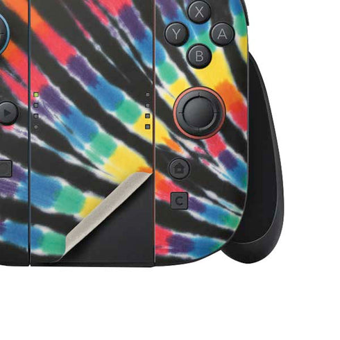 Liquid Blue Tie Dye - Rainbow Nintendo Switch 2 (2025) Joy-Con Controller Skin