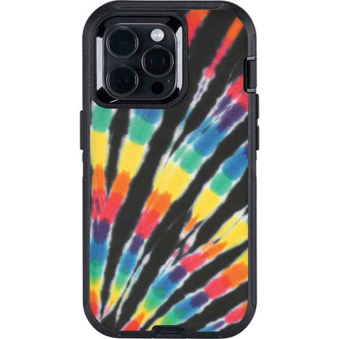 Liquid Blue Tie Dye - Rainbow Otterbox Defender iPhone Skin