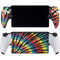 Liquid Blue Tie Dye - Rainbow PlayStation Portal Remote Player Skin