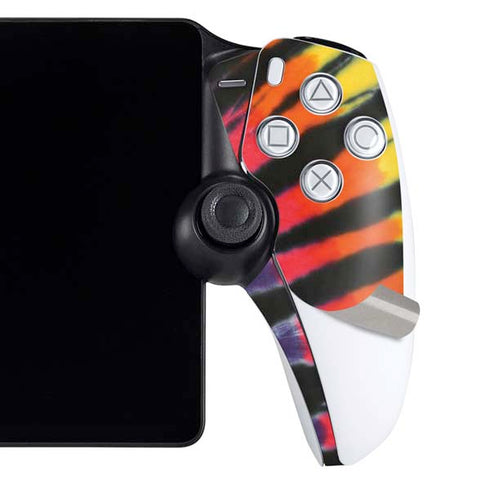 Liquid Blue Tie Dye - Rainbow PlayStation Portal Remote Player Skin