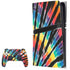 Liquid Blue Tie Dye - Rainbow PS5 Pro Bundle Skin