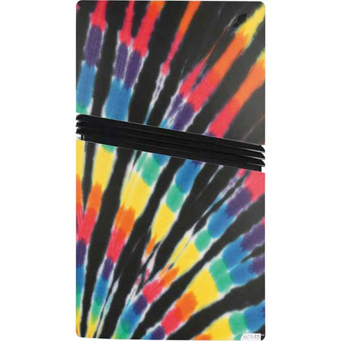 Liquid Blue Tie Dye - Rainbow PS5 Pro Console Skin