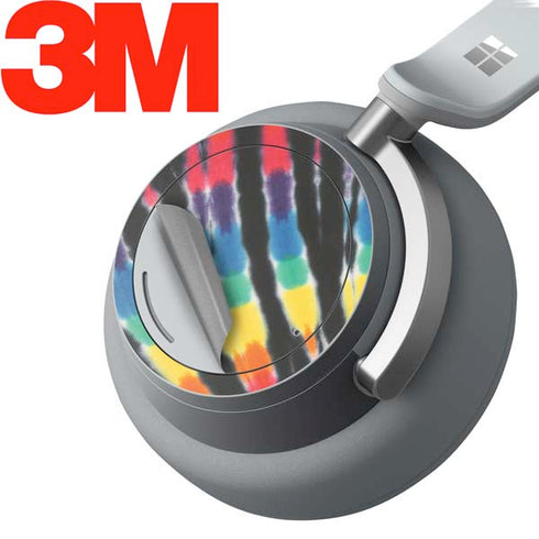 Liquid Blue Tie Dye - Rainbow Surface Headphones Skin