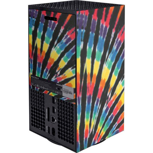 Liquid Blue Tie Dye - Rainbow XBox Series X Digital Edition Bundle Skin