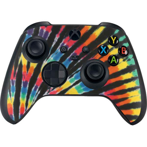 Liquid Blue Tie Dye - Rainbow XBox Series X Digital Edition Bundle Skin