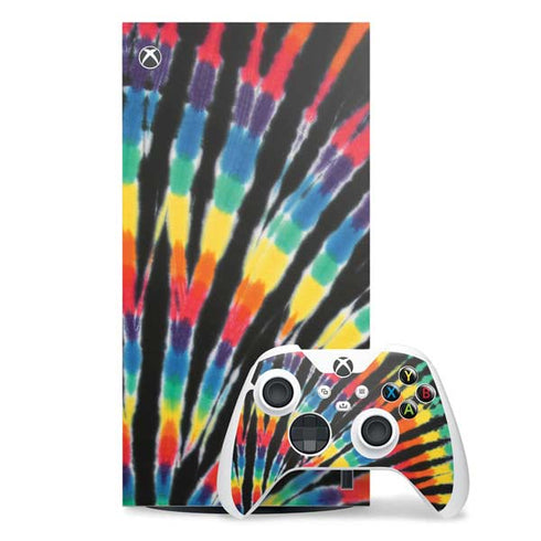 Liquid Blue Tie Dye - Rainbow Xbox Series X Skins