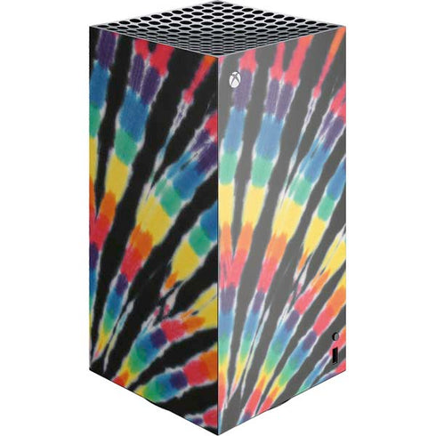 Liquid Blue Tie Dye - Rainbow XBox Series X Digital Edition Console Skin