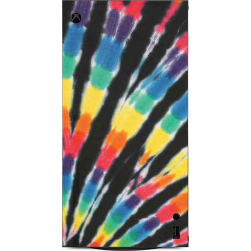 Liquid Blue Tie Dye - Rainbow XBox Series X Digital Edition Console Skin
