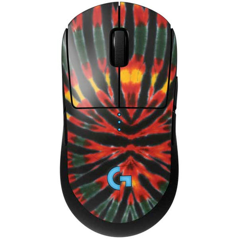 Liquid Blue Tie Dye - Rasta G Pro Wireless Gaming Mouse Skin