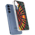 Liquid Blue Tie Dye - Rasta Galaxy A35 5G Clear Case