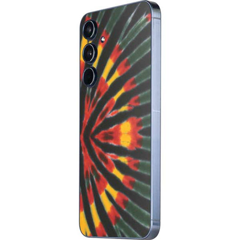 Liquid Blue Tie Dye - Rasta Galaxy A35 5G Skin