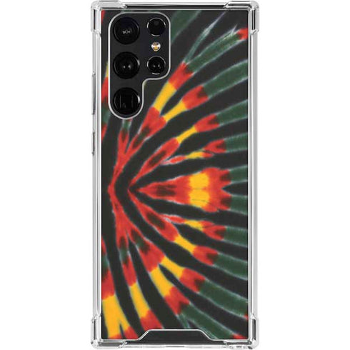 Liquid Blue Tie Dye - Rasta Galaxy S23 Ultra Clear Case