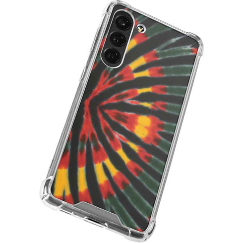 Liquid Blue Tie Dye - Rasta Galaxy S24 FE Clear Case
