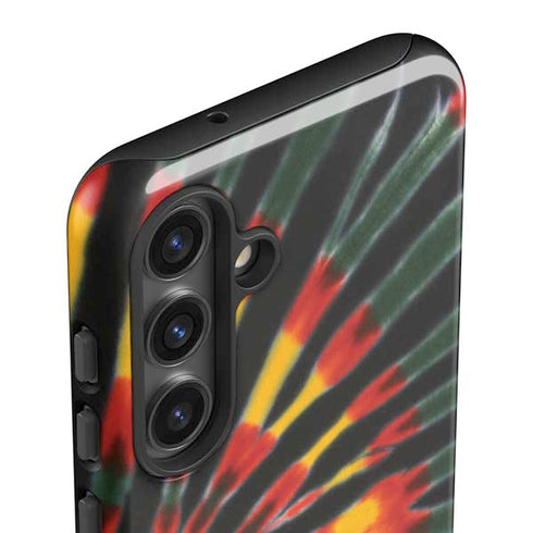 Liquid Blue Tie Dye - Rasta Galaxy S25 Impact Case