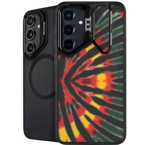 Liquid Blue Tie Dye - Rasta Galaxy S25 Kickstand Case