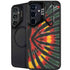 Liquid Blue Tie Dye - Rasta Galaxy S25 Kickstand Case