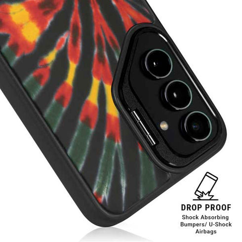 Liquid Blue Tie Dye - Rasta Galaxy S25 Kickstand Case
