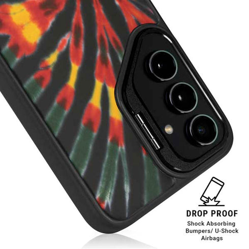 Liquid Blue Tie Dye - Rasta Galaxy S25 Plus Kickstand Case