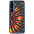 Liquid Blue Tie Dye - Rasta Galaxy S25 Clear Case