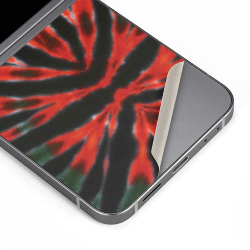 Liquid Blue Tie Dye - Rasta Galaxy Z Flip6 Skin