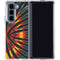 Liquid Blue Tie Dye - Rasta Galaxy Z Fold5 5G Clear Case