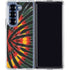 Liquid Blue Tie Dye - Rasta Galaxy Z Fold6 Clear Case