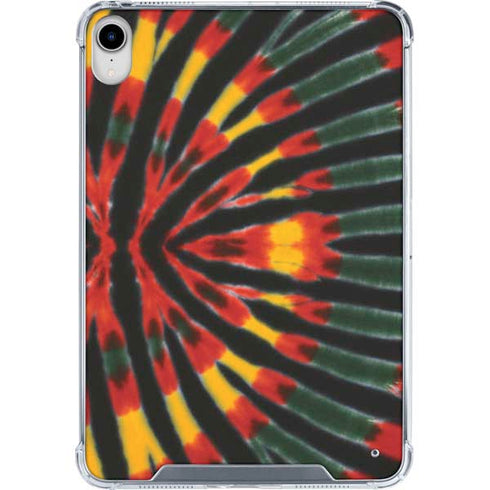 Liquid Blue Tie Dye - Rasta iPad 11th Gen (2025) Clear Case