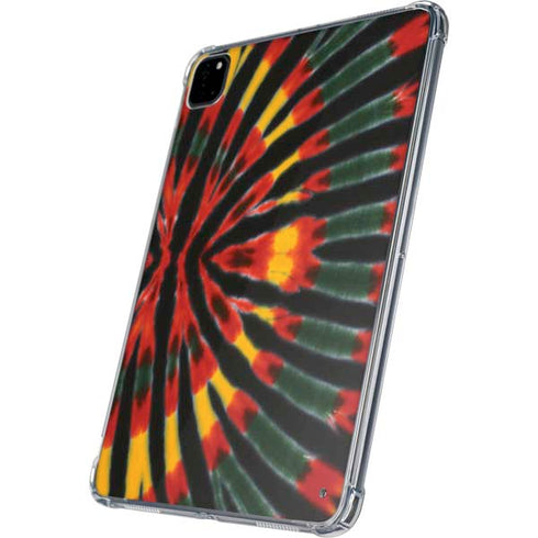 Liquid Blue Tie Dye - Rasta iPad Pro 11in (2024) Clear Case