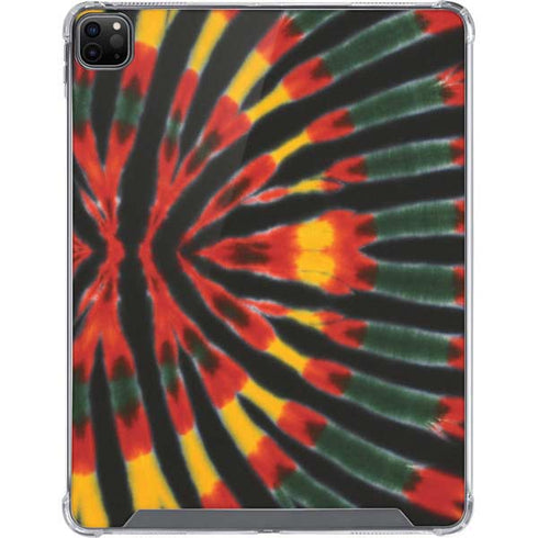 Liquid Blue Tie Dye - Rasta iPad Cases