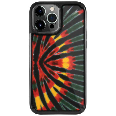 Liquid Blue Tie Dye - Rasta iPhone Cases