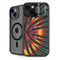 Liquid Blue Tie Dye - Rasta iPhone 14 Kickstand Case