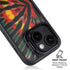 Liquid Blue Tie Dye - Rasta iPhone 14 Kickstand Case
