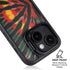 Liquid Blue Tie Dye - Rasta iPhone 14 Plus Kickstand Case