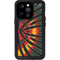 Liquid Blue Tie Dye - Rasta iPhone 15 Pro Waterproof Case