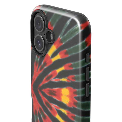 Liquid Blue Tie Dye - Rasta iPhone 16 Impact Case