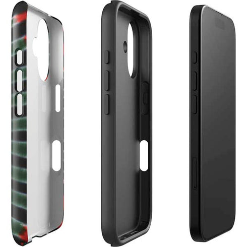 Liquid Blue Tie Dye - Rasta iPhone 16 Impact Case