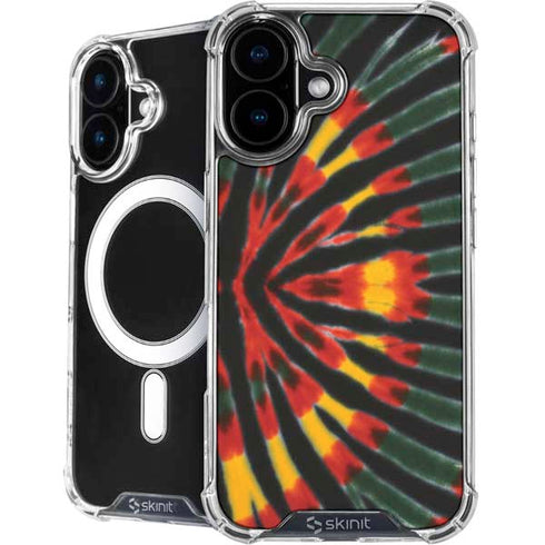 Liquid Blue Tie Dye - Rasta iPhone 16 MagSafe Case